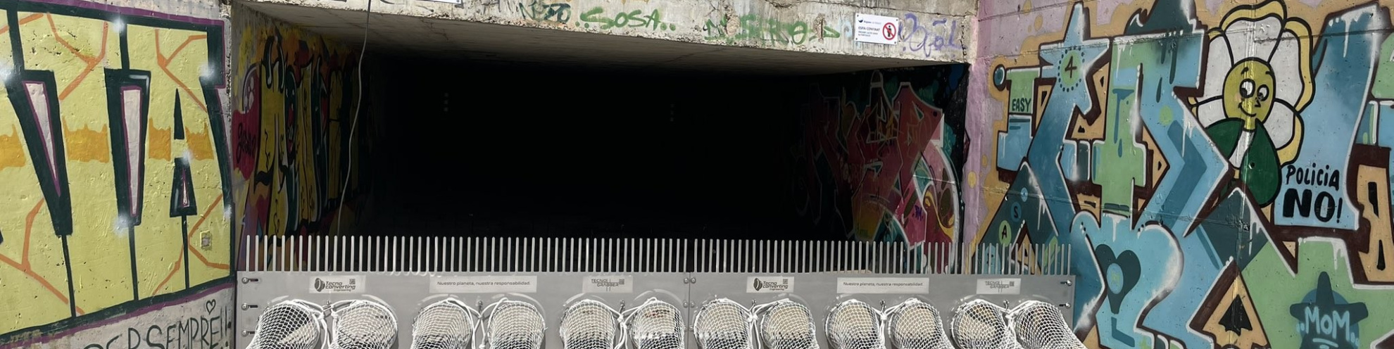 Malles de retenció a la riera de Sant Simó