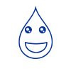 Gota d'aigua somrient