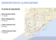 Plànol amb la situació dels sensors