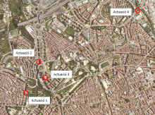 Planol dels sectors on es faran les actuacions