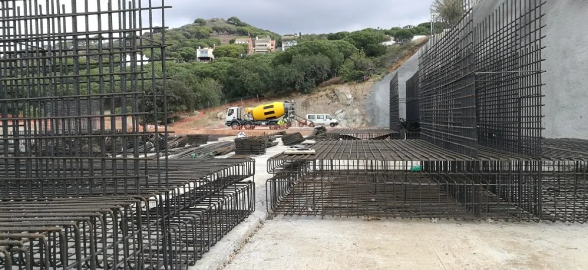 Obres construcció dipòsit Bellavista