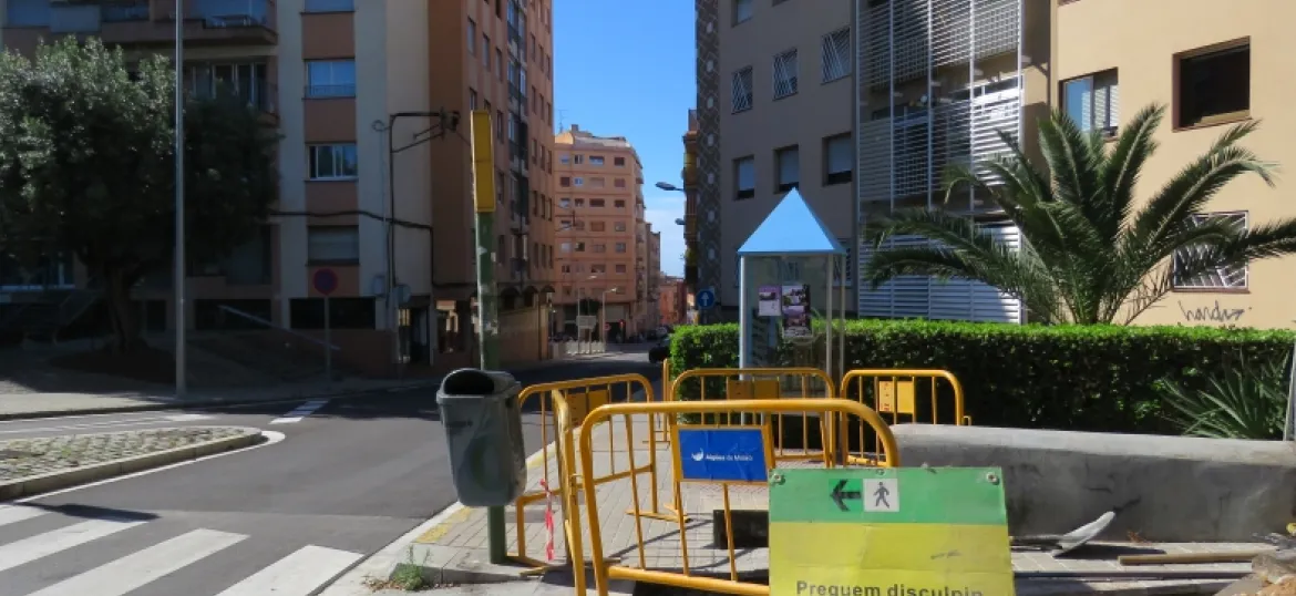 Obres al carrer de Joaquim Capell i Vidal