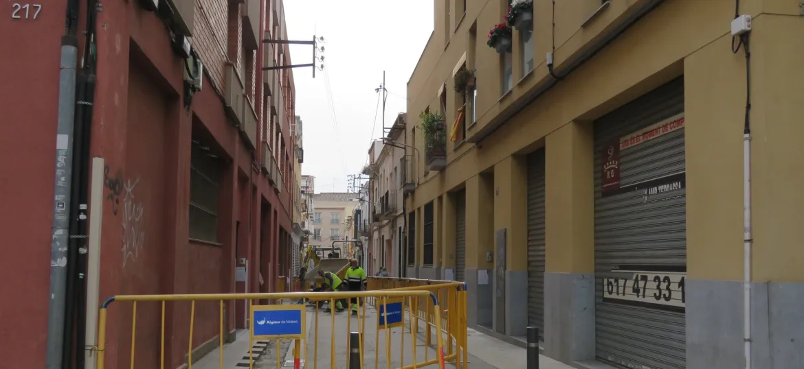 Inici de les obres al passatge