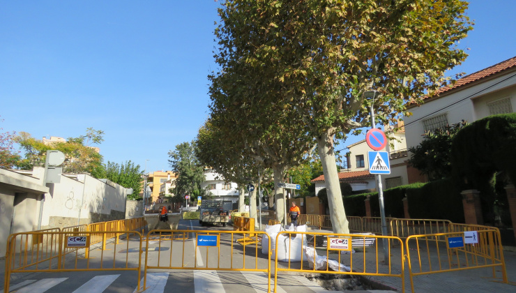 Un dels trams afectats per les obres. 